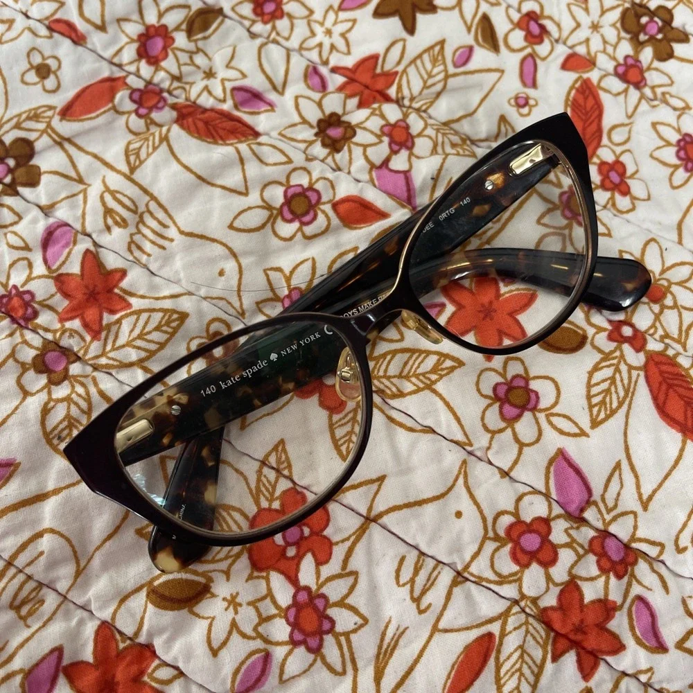 Kate Spade Eyeglasses Jaydee 0RTG Gold/Tortoise Cat Eye Frame 51-16 140